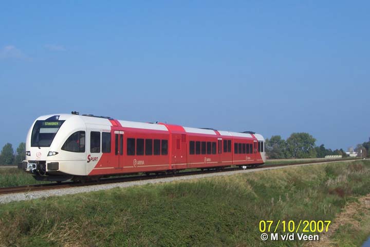 Spurt Arriva near Leeuwarden Netherlands