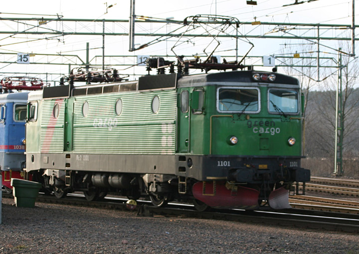 Green Cargo Rc2 Bo-Bo electric locomotive 