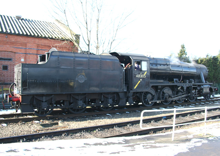 48305 Stanier LMS Class 8F 2-8-0 at the GCR