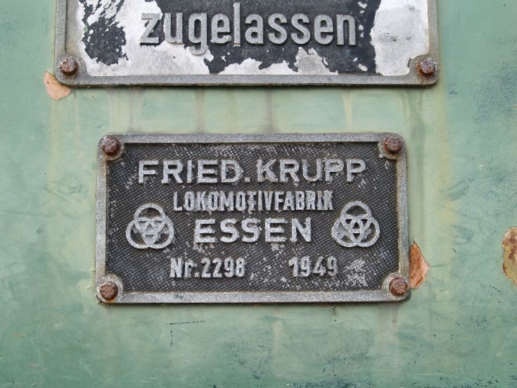 Engine plate detail photograph
