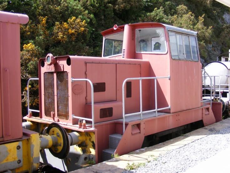 Hunslet engine waiting for full restoration