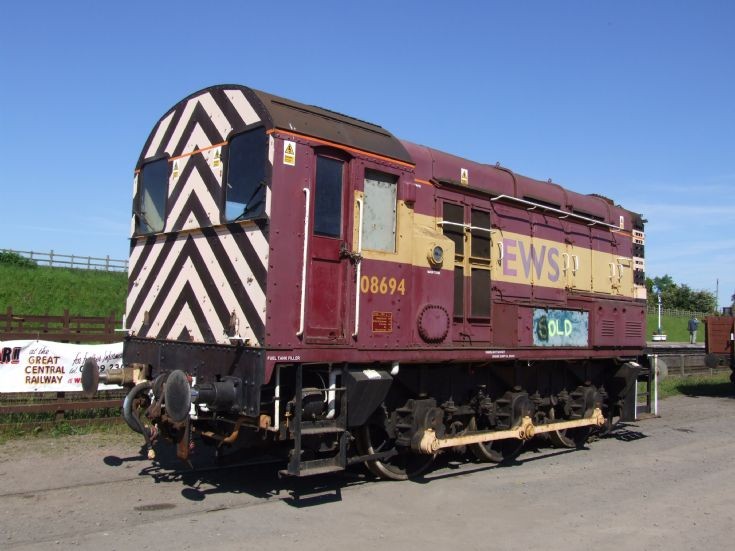 EWS' British Rail class 08 diesel electric shunter