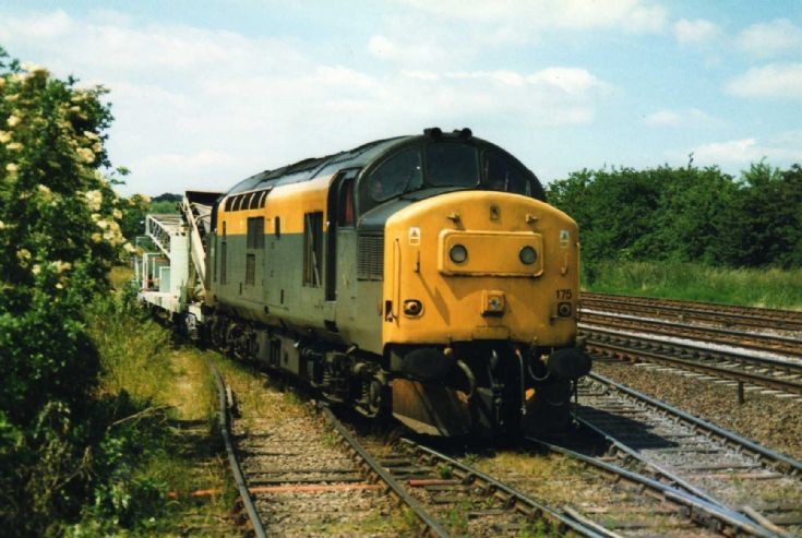 Class 37 locomotive at Redland