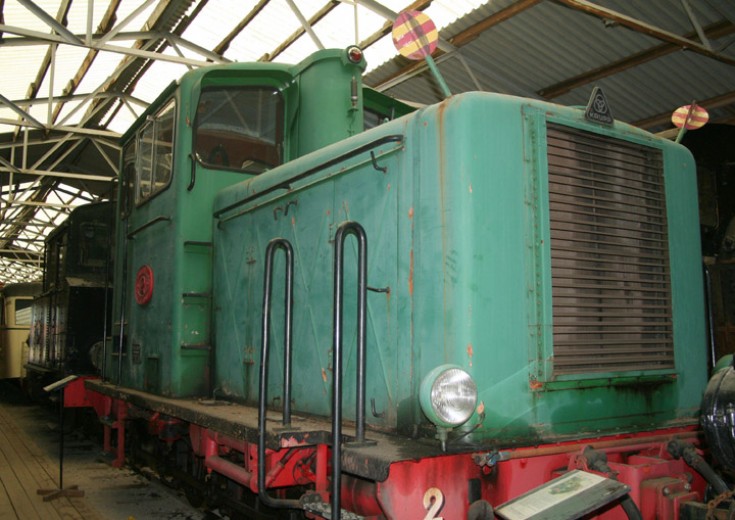 HBA no. 2 diesel shunter at Anten