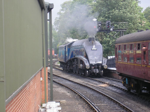 Steam Locomotive Sir Nigel Gresley at Pickering