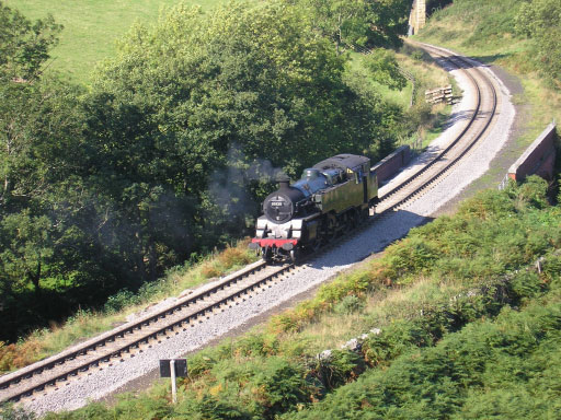 Standard Class 4MT No 80135 at Darnholm