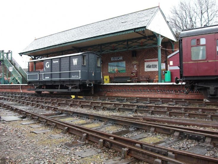 Great Western guards van at Elsecar