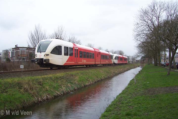Spurt  train from Arriva in Leeuwarden Netherlands