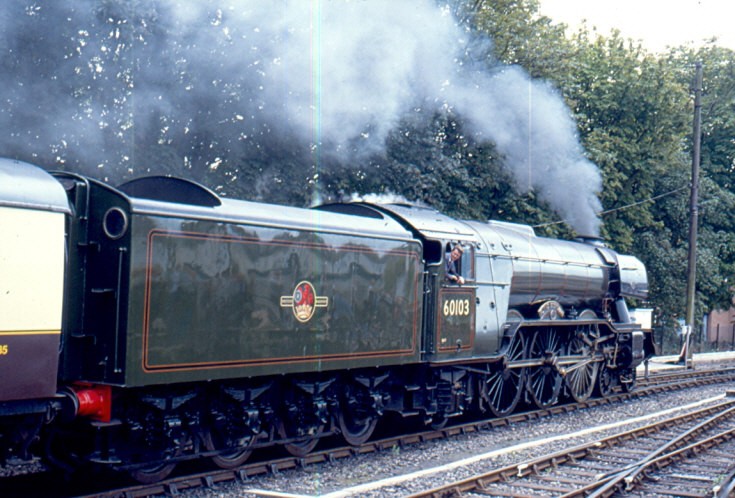 60103 Flying Scotsman in BR Brunswick Green at what looks to be the same 