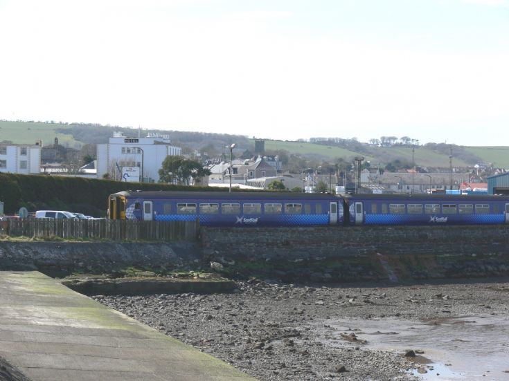 156511 leaving Stranraer 