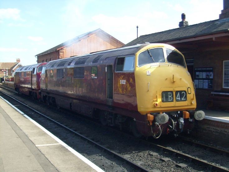 D832 and D821 at Bishops Lydeard