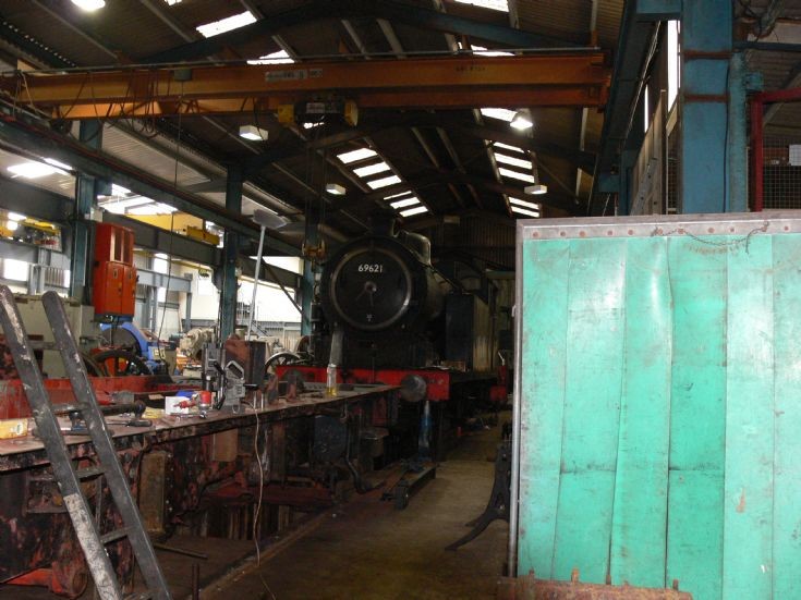 In the workshops at Buckfastleigh