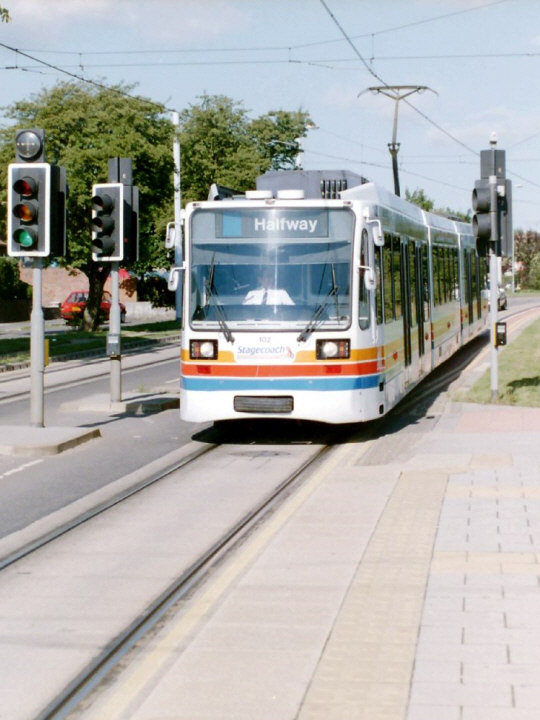 Sheffield tram 102
