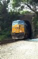 CSX diesel locomotive 5359 at Tilford tunnel